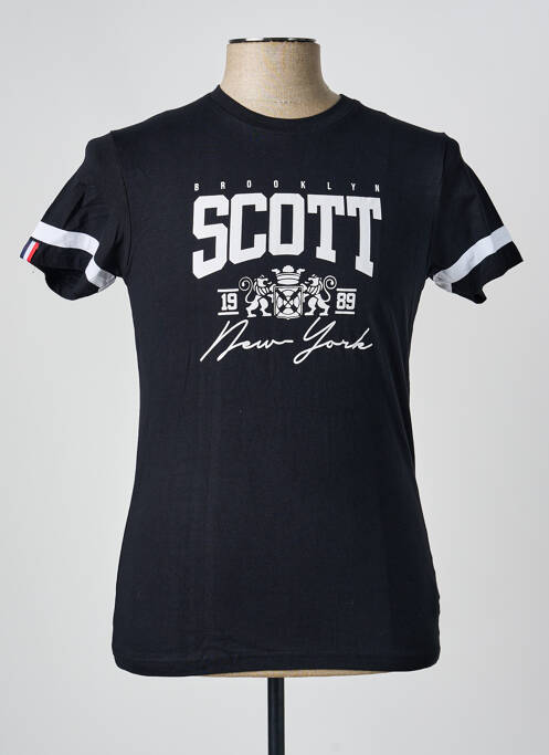 T-shirt coupe cintrée noir SCOTT homme