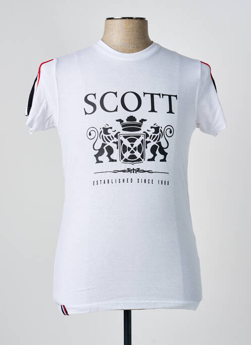T-shirt blanc SCOTT homme