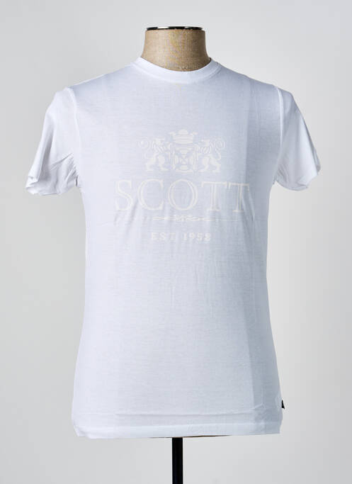 T-shirt blanc SCOTT homme
