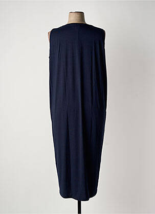 Robe mi-longue sans manche sans manche bleu SOPHIA CURVY femme