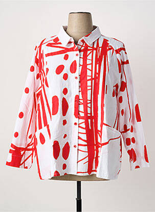 Chemisier rouge K femme