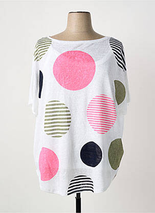 Top blanc MARBLE femme