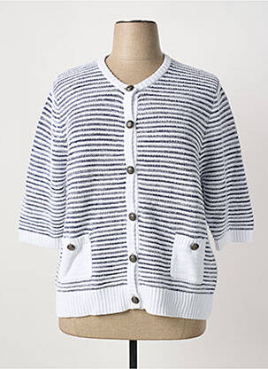 Veste casual blanc MARBLE femme