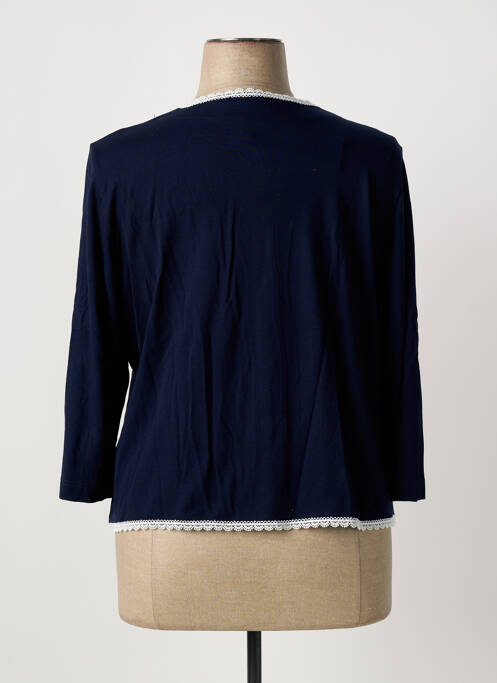 Gilet manches longues bleu ALEXANDER & JACOB femme