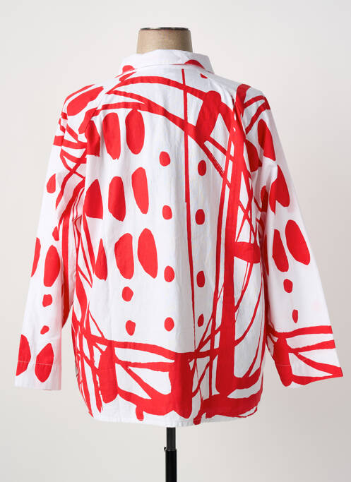 Chemisier rouge K femme