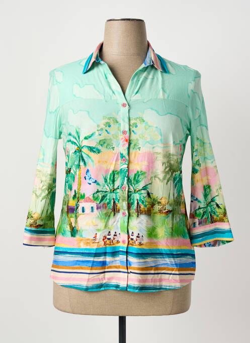 Chemisier vert TINTA femme