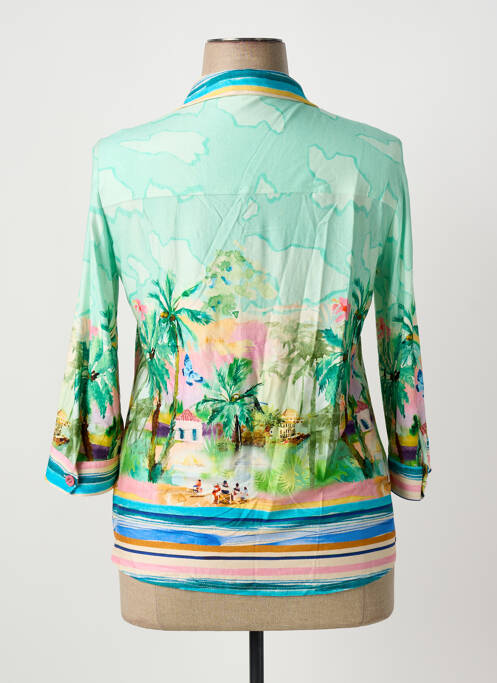 Chemisier vert TINTA femme