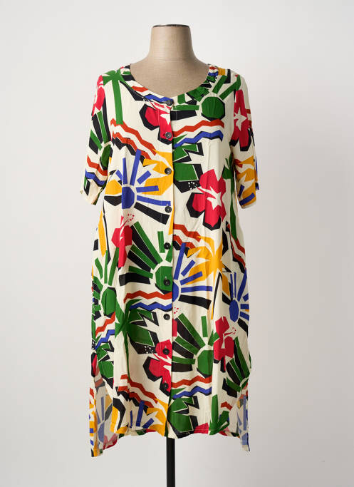 Robe mi-longue vert G!OZE femme