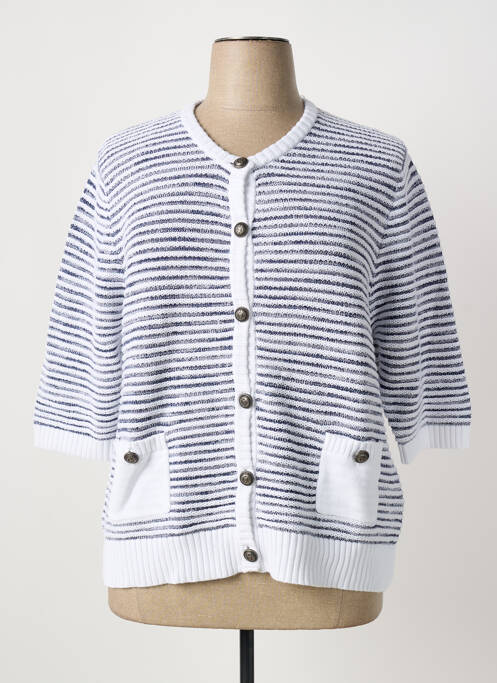 Veste casual blanc MARBLE femme