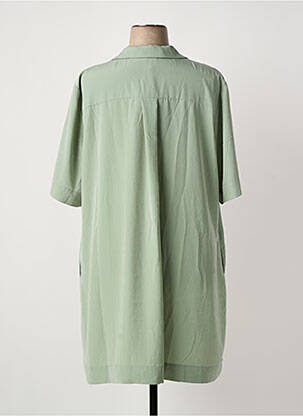 Robe mi-longue manches courtes manches courtes vert MAT FASHION femme