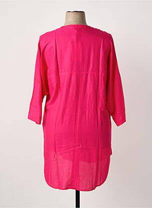 Tunique manches longues manches 3/4 rose CISO femme