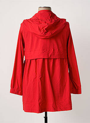 Veste casual coupe droite rouge SOPHIA CURVY femme