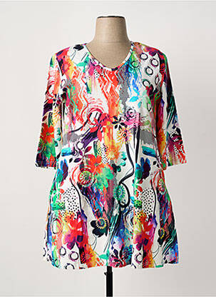 Tunique manches longues blanc OLIVER JUNG femme