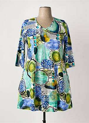 Tunique manches longues bleu OLIVER JUNG femme