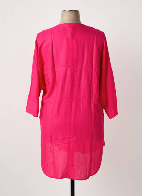 Tunique manches longues manches 3/4 rose CISO femme