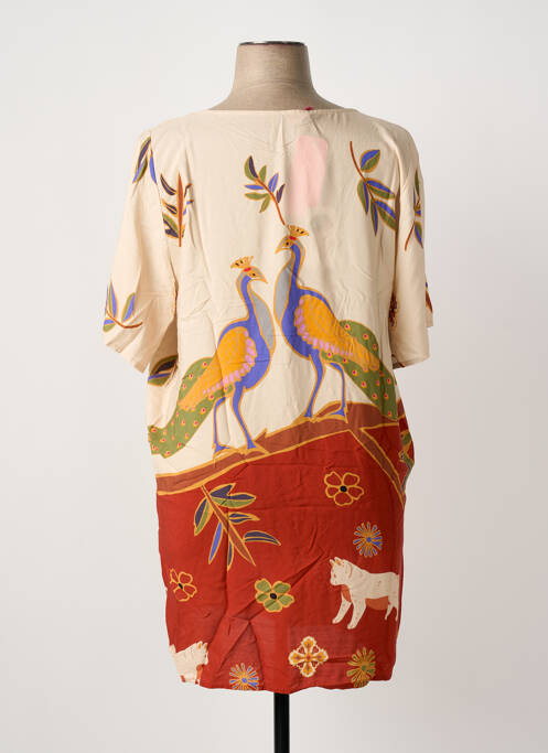 Blouse beige SOPHIA CURVY femme