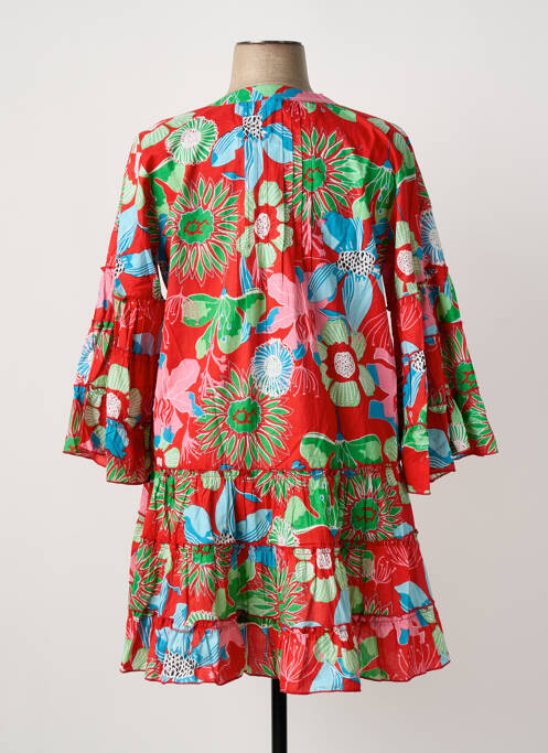 Robe courte rouge HANDPRINT DREAM APPAREL femme