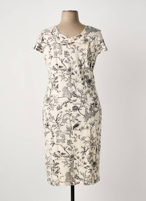 Robe mi-longue beige ALEXANDER & JACOB femme