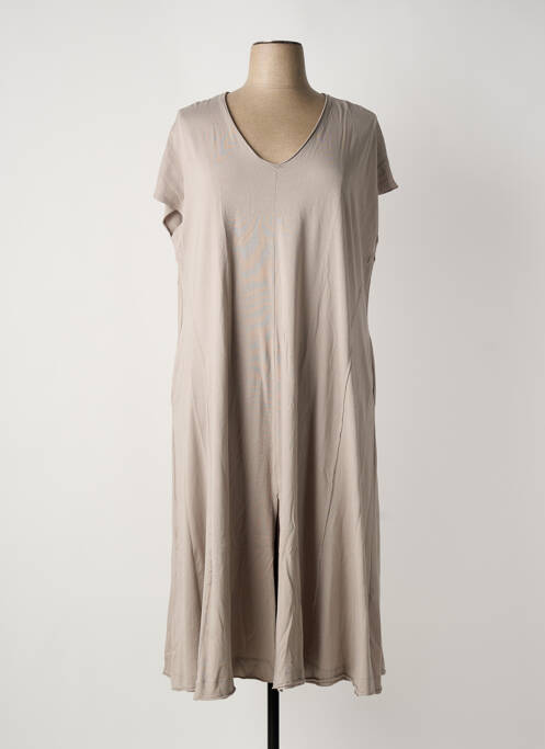 Robe mi-longue marron MAT FASHION femme