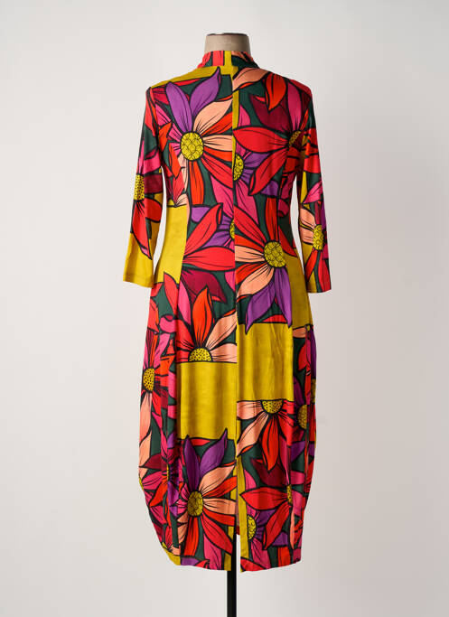 Robe mi-longue rouge ALEMBIKA femme