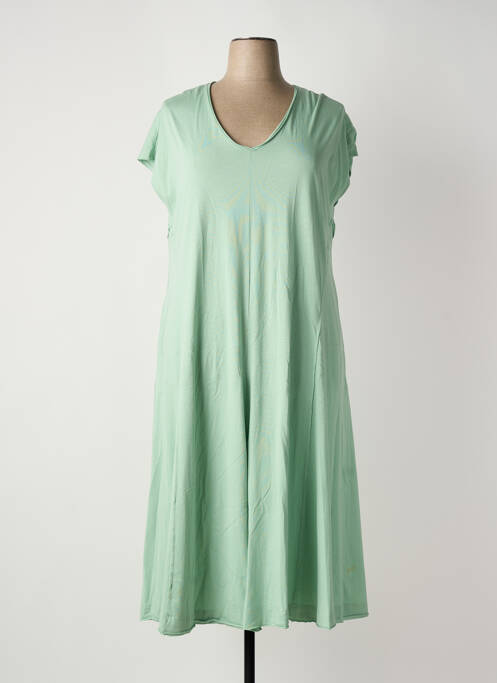 Robe mi-longue vert MAT FASHION femme