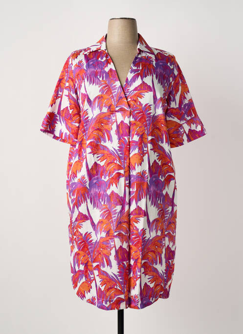 Robe mi-longue violet WHITE LABEL femme