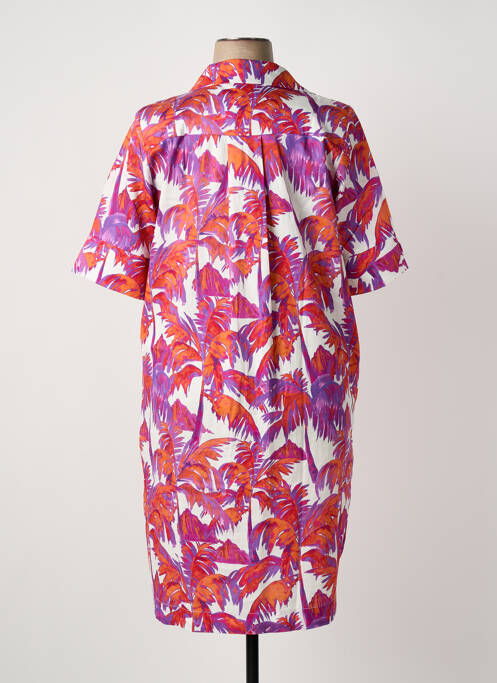 Robe mi-longue violet WHITE LABEL femme