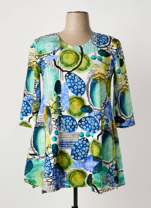 T-shirt bleu OLIVER JUNG femme