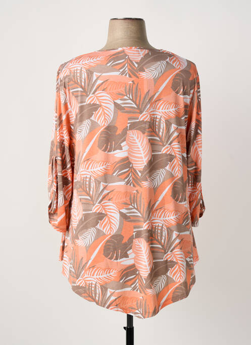 T-shirt orange MARBLE femme