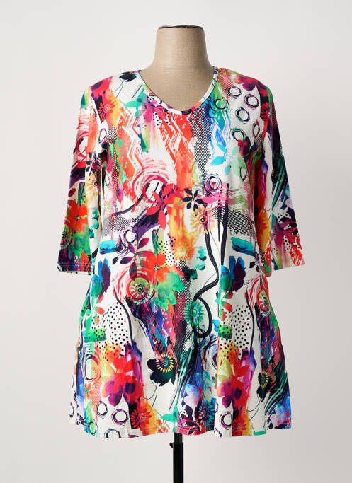 Tunique manches longues blanc OLIVER JUNG femme