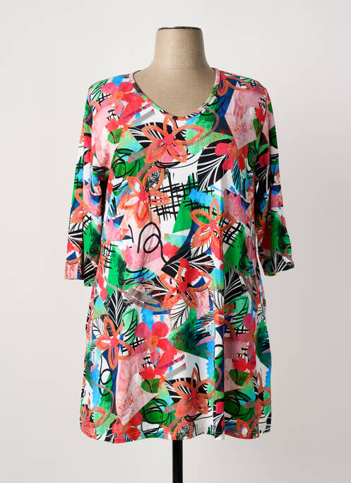 Tunique manches longues vert OLIVER JUNG femme