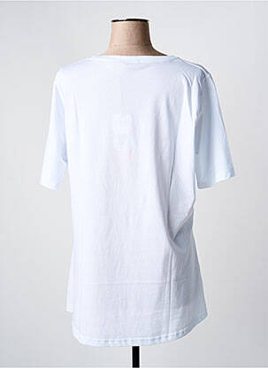T-shirt imprimé fantaisie manches courtes blanc SOPHIA femme