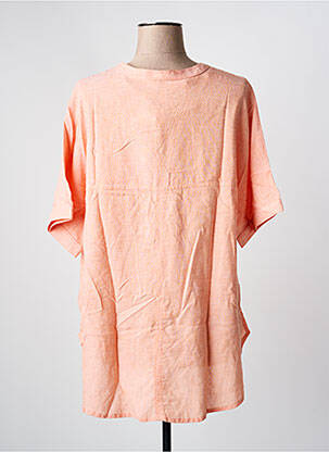 Blouse manches courtes manches courtes orange CISO femme