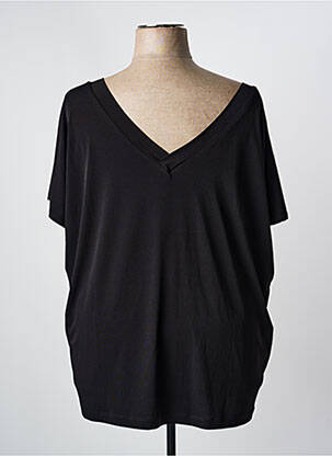 Top manches courtes manches courtes noir YOEK femme