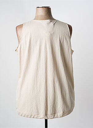 Top sans manche sans manche beige FA CONCEPT femme