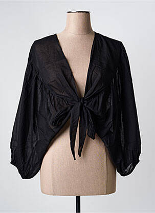 Blouse noir MAT. femme