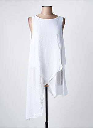 Tunique Fluide Femme Sans Manches LA MODE EST A VOUS - Taille 38 - Polyester Doublé - Motif Géométrique Ethnique