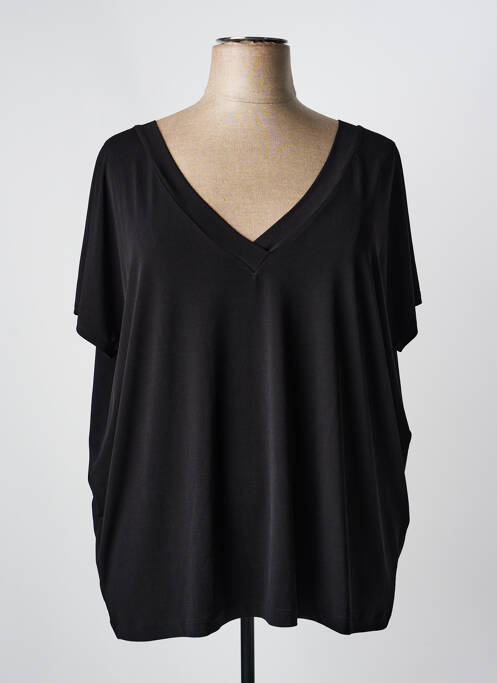 Top manches courtes manches courtes noir YOEK femme
