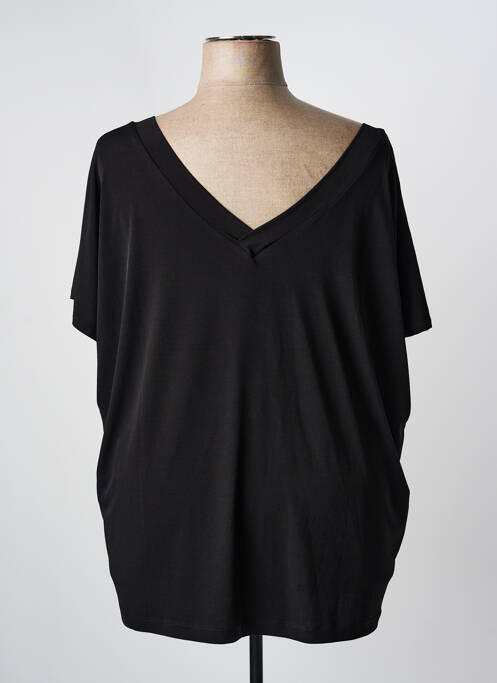 Top manches courtes manches courtes noir YOEK femme