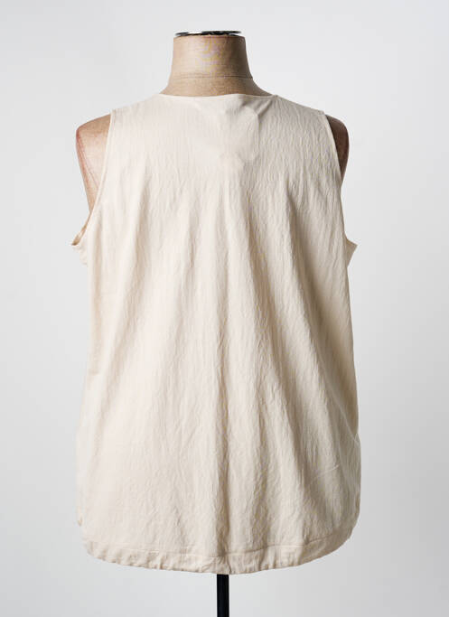 Top sans manche sans manche beige FA CONCEPT femme