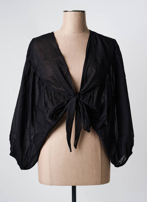 Blouse noir MAT. femme