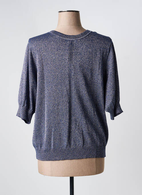 Gilet manches courtes argent MARBLE femme