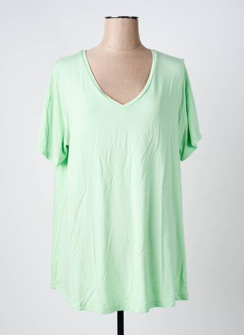 Tunique manches courtes vert YESTA femme