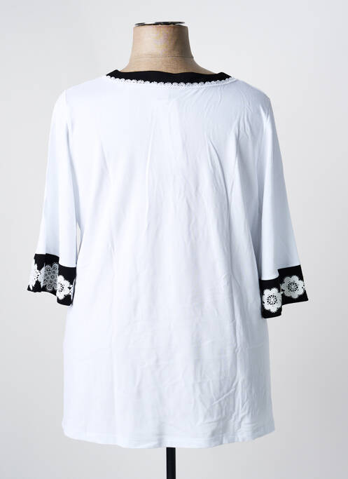 Tunique manches longues blanc ALEXANDER & JACOB femme