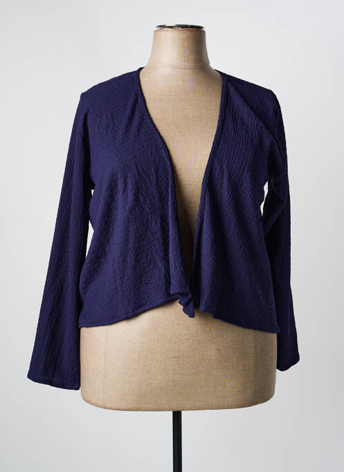 Veste casual bleu POISSONS BLANCS femme