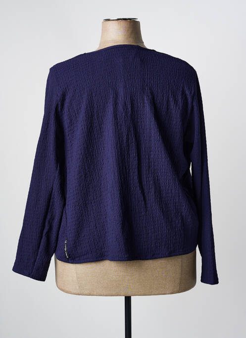 Veste casual bleu POISSONS BLANCS femme