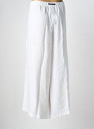 Pantalon 7/8 stretch taille normale blanc POISSONS BLANCS femme
