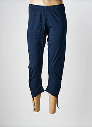 Legging tissage jersey taille normale bleu YESTA femme