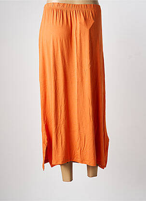 Jupe longue coupe fluide orange G!OZE femme