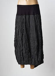 Jupe longue taille normale noir ALEMBIKA femme